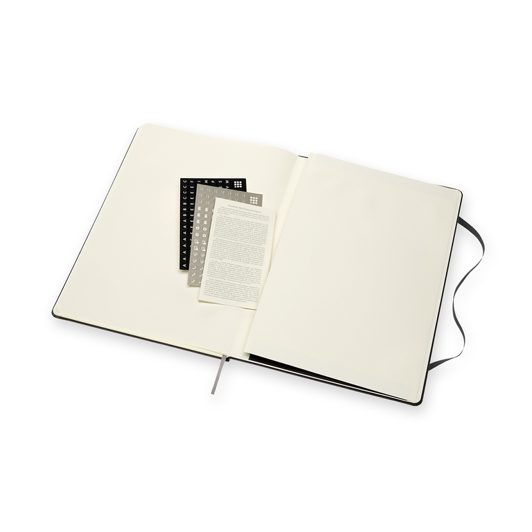 Professional diář-zápisník Moleskine tvrdý černý A4