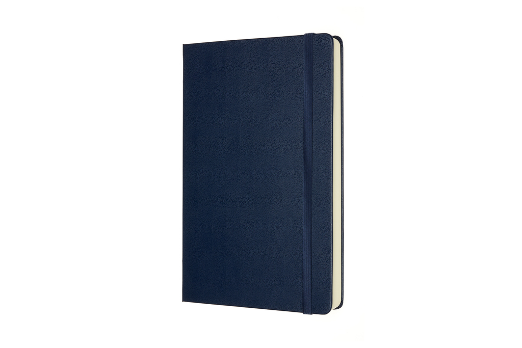 Zápisník Moleskine Expanded tvrdý čistý modrý L