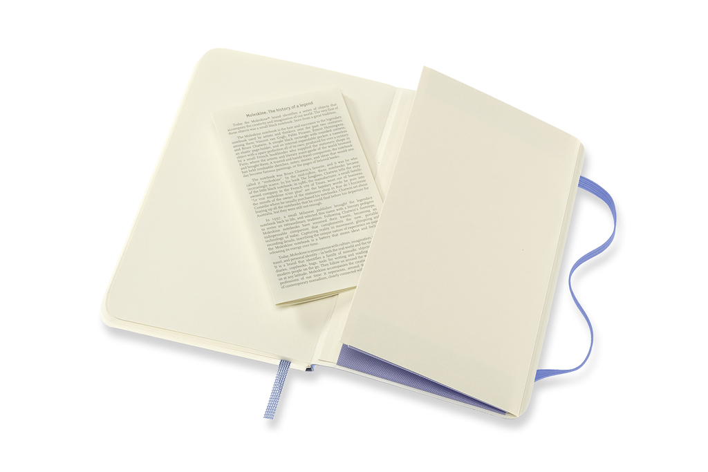 Zápisník Moleskine měkký čistý světle modrý S