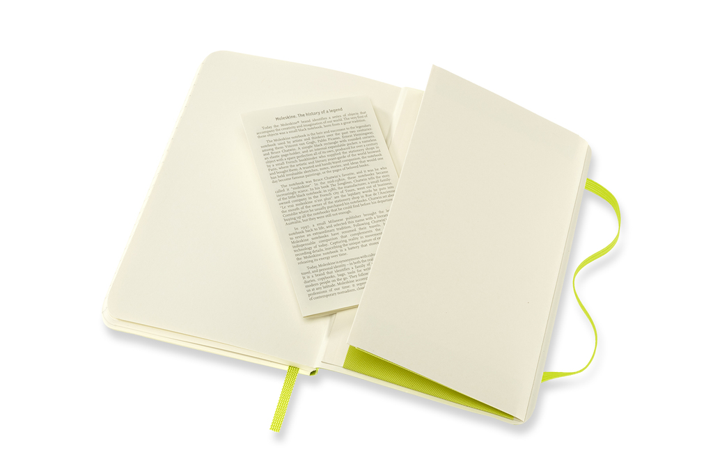 Zápisník Moleskine měkký čistý žlutozelený S