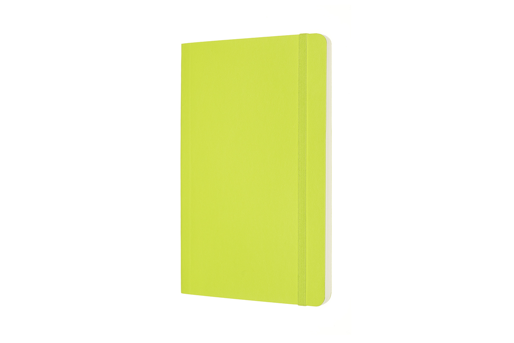 Zápisník Moleskine měkký čistý žlutozelený L