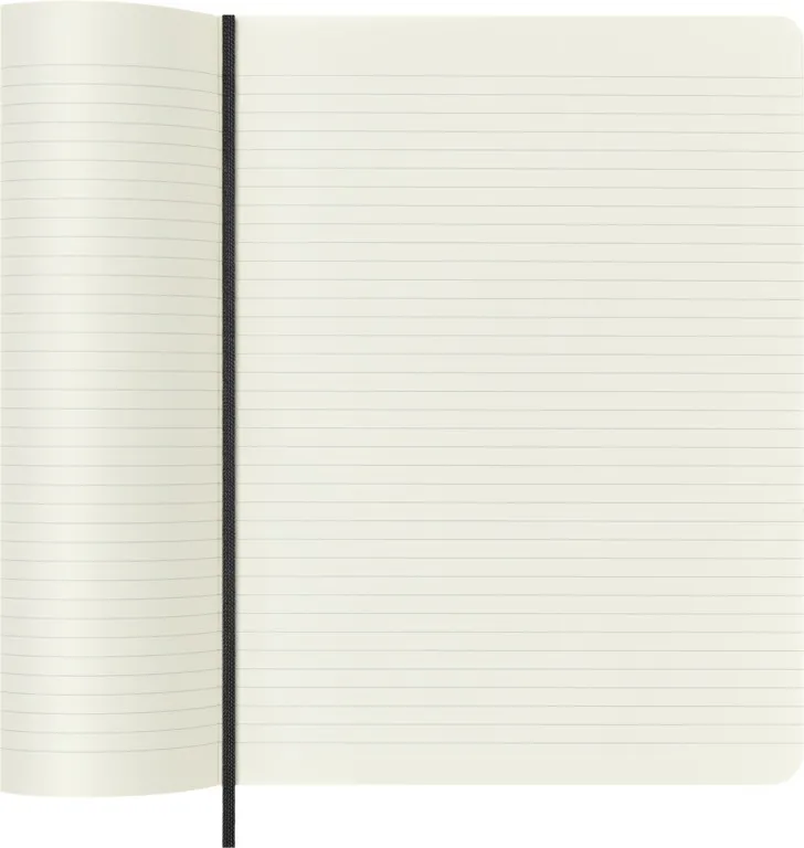 Precious & Ethical Vegea zápisník Moleskine linkovaný černý XL v dárkové krabici