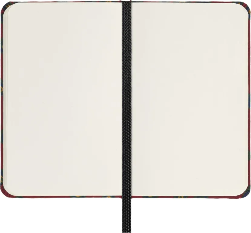 Silk zápisník Moleskine čistý bordeaux vínový XS v dárkové krabici