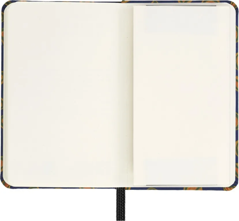 Silk zápisník Moleskine čistý modrý XS v dárkové krabici