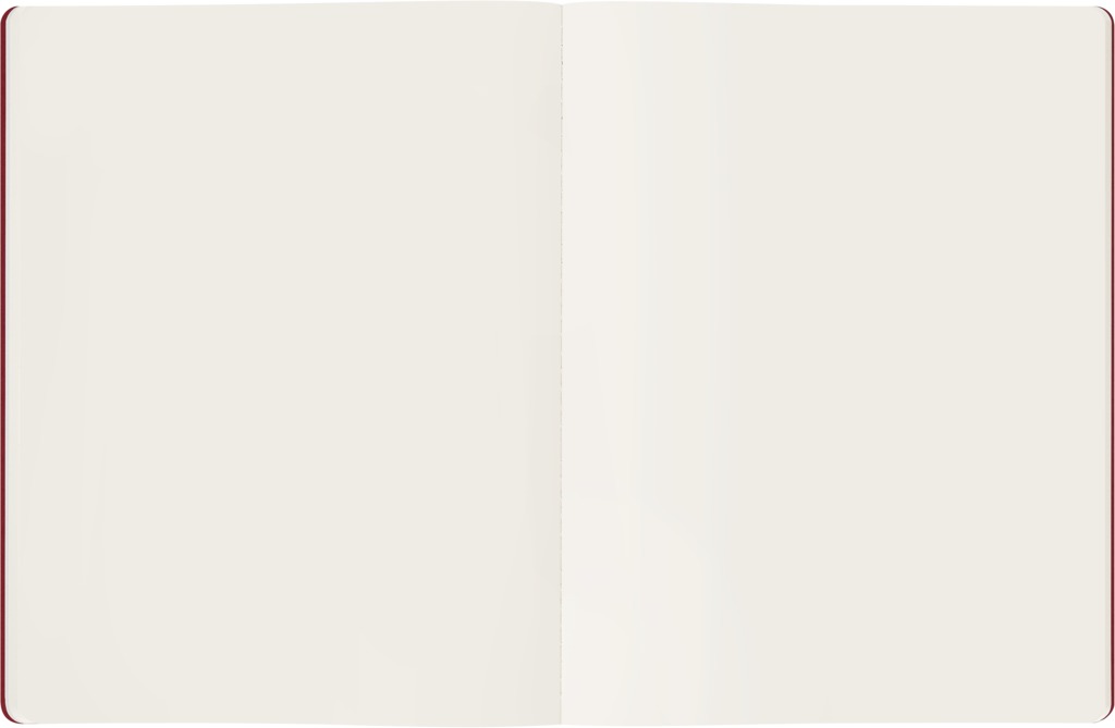 Sešit Moleskine Student Cahier 1 ks čistý červený XXL