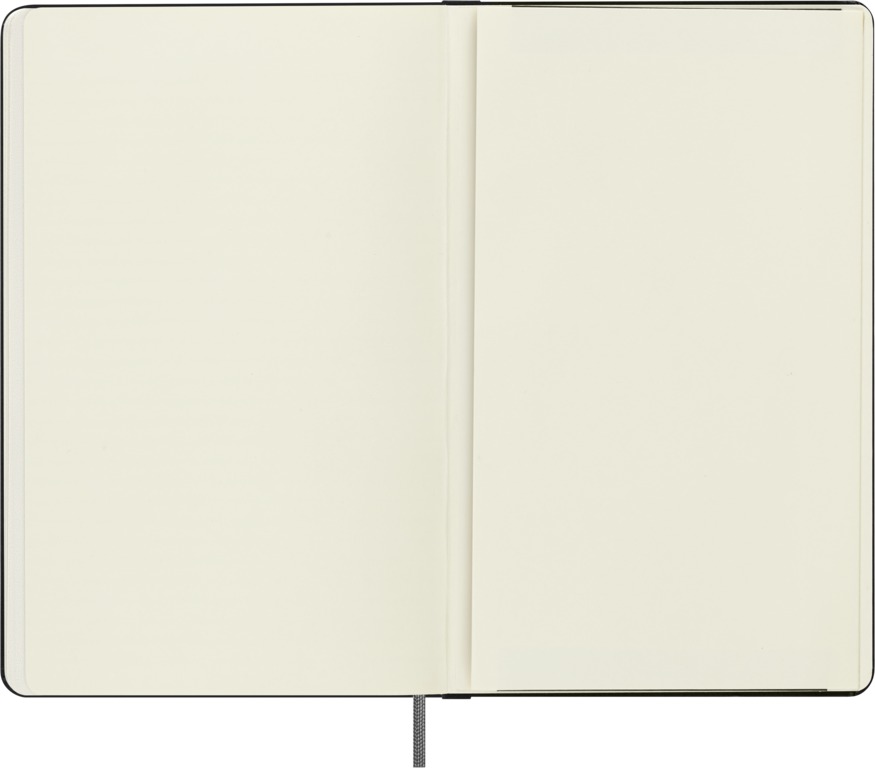 Smart zápisník Moleskine tvrdý čistý černý L
