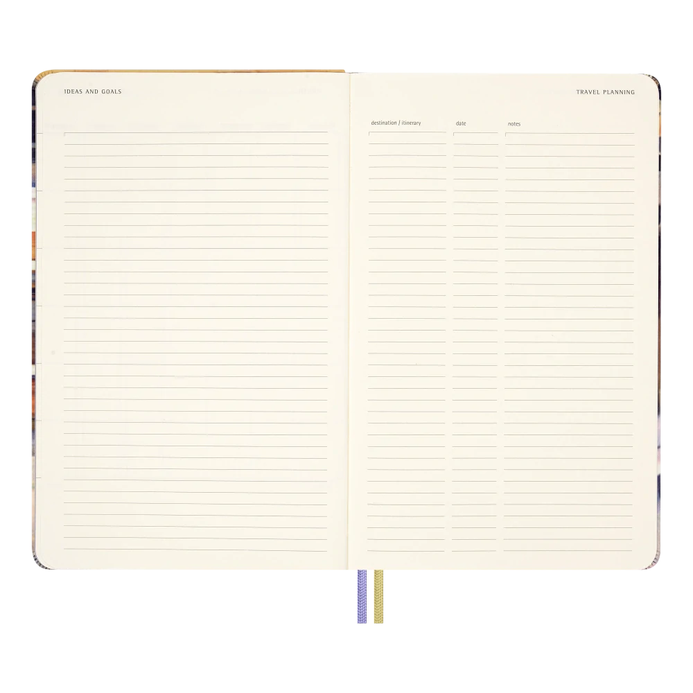 Impressionism plánovací zápisník Moleskine nedatovaný tvrdý L