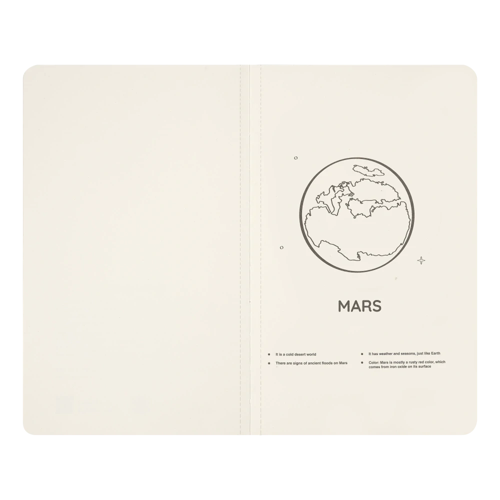 NASA-inspired sešit Volant Moleskine 1 ks čistý L