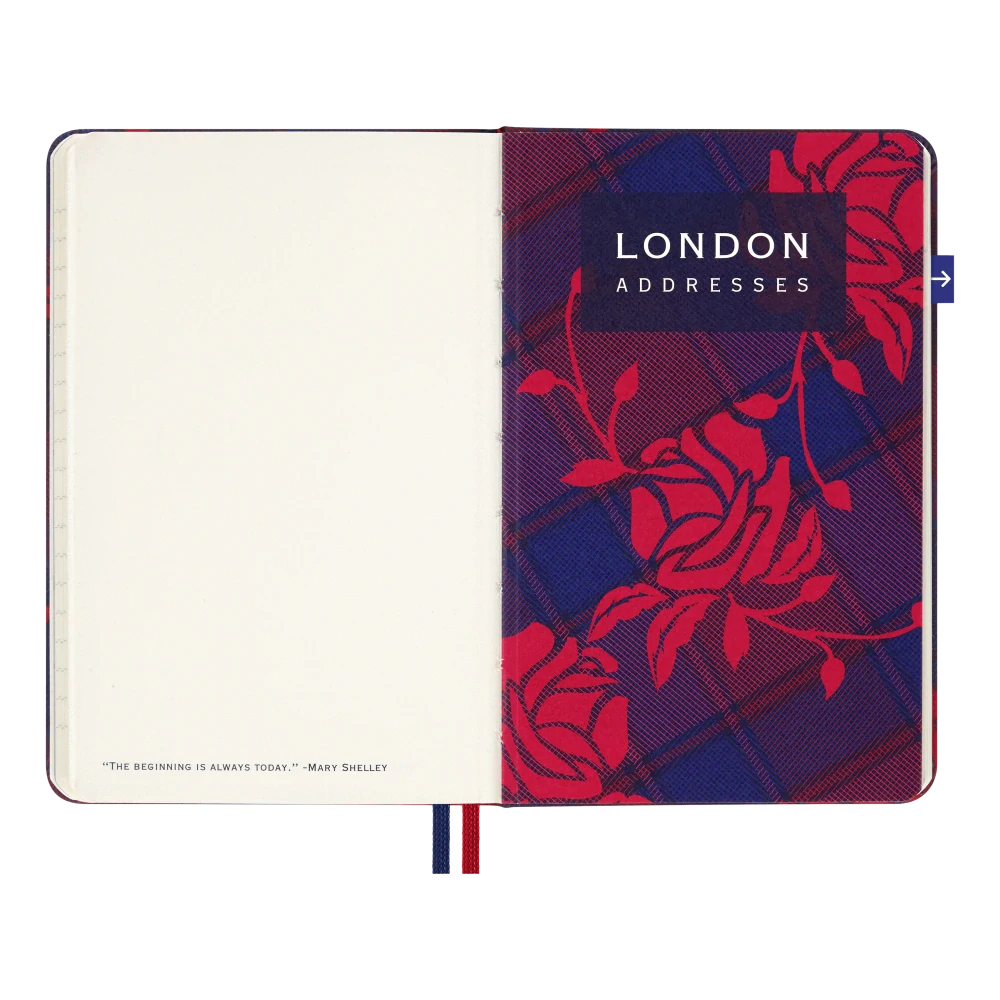 Zápisník Moleskine LUXE London čistý/linkovaný tvrdý S