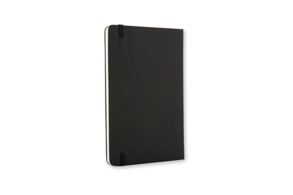 Zápisník Moleskine tvrdý čistý černý S