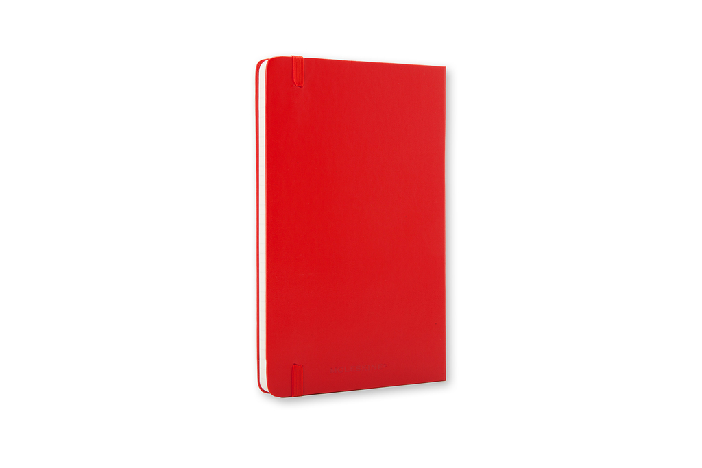 Zápisník Moleskine tvrdý linkovaný červený S