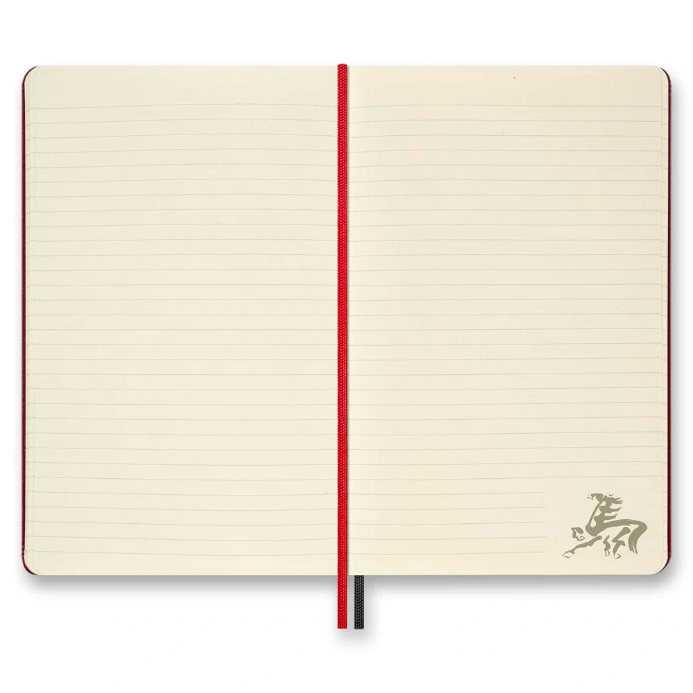 Zápisník Moleskine Horse Wood linkovaný L v dárkové krabici