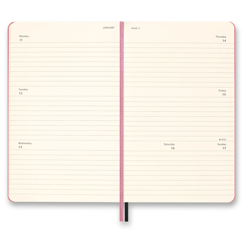 18měsíční týdenní diář Moleskine 2026-2027 Blackpink L