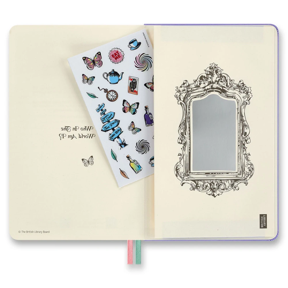 18měsíční týdenní diář Moleskine 2026-2027 Alice in Wonderland L
