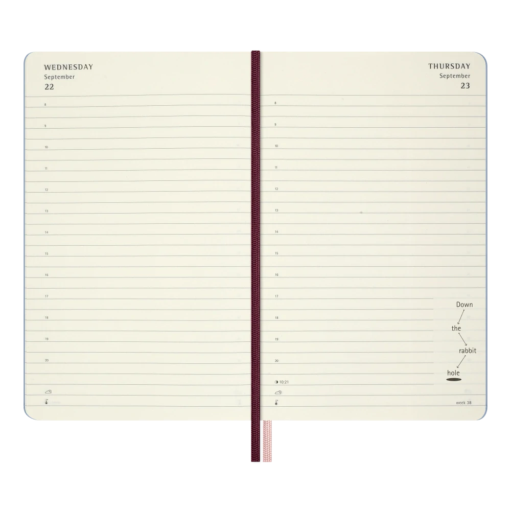 Diář MOLESKINE 2027 denní tvrdý Alice In Wonderland L