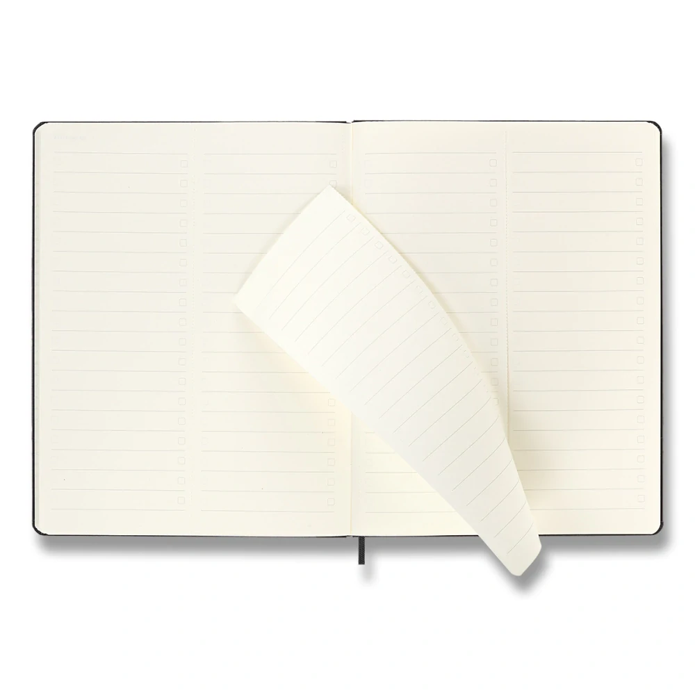 Vertikální PRO diář Moleskine 2027 tvrdý černý XL