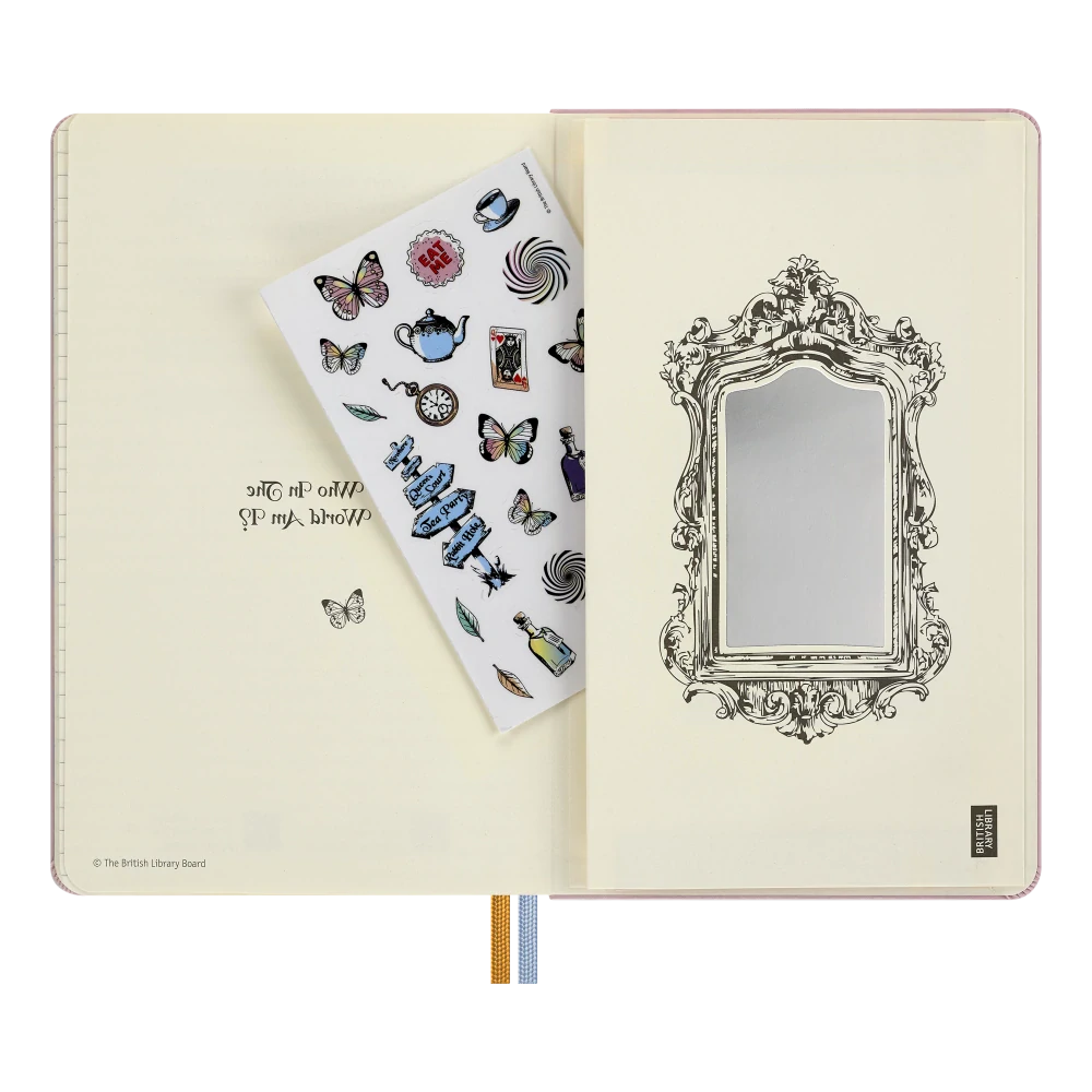 Diář MOLESKINE 2027 týdenní tvrdý Alice In Wonderland L