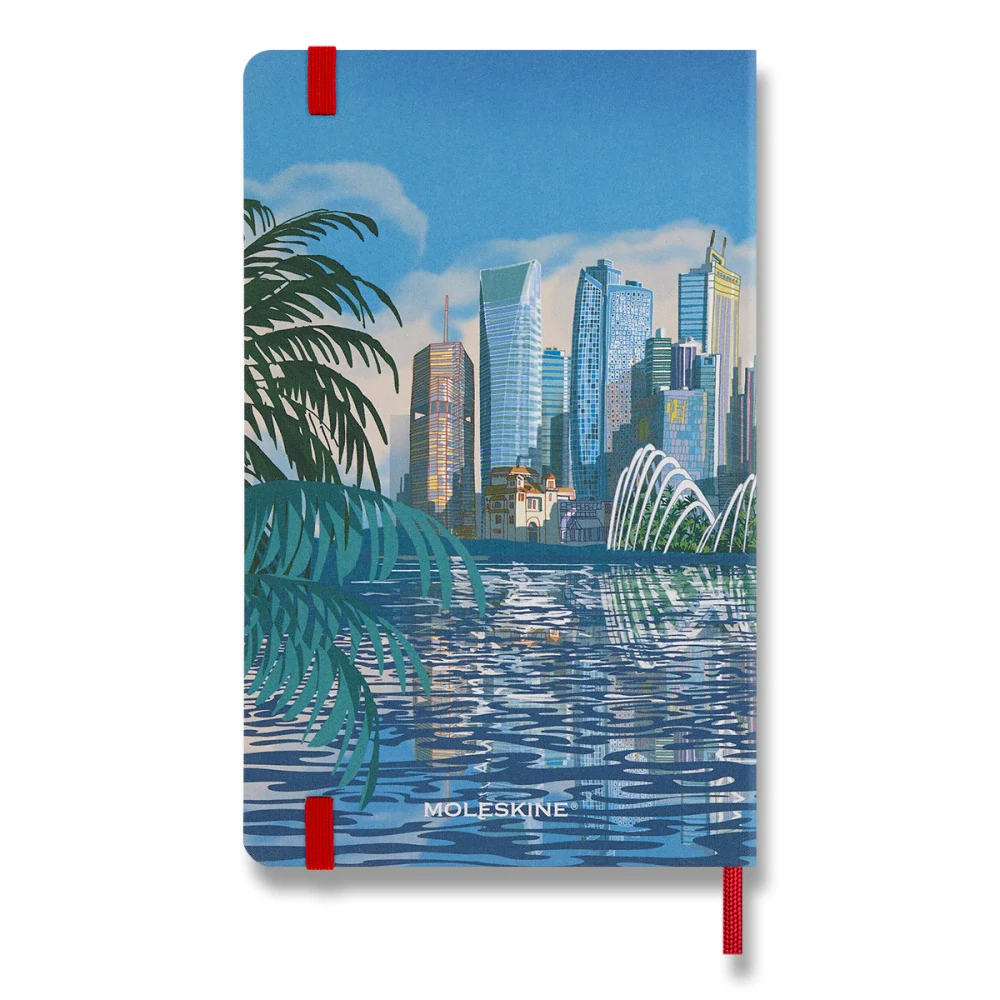 I Am Singapore zápisník Moleskine linkovaný tvrdý L