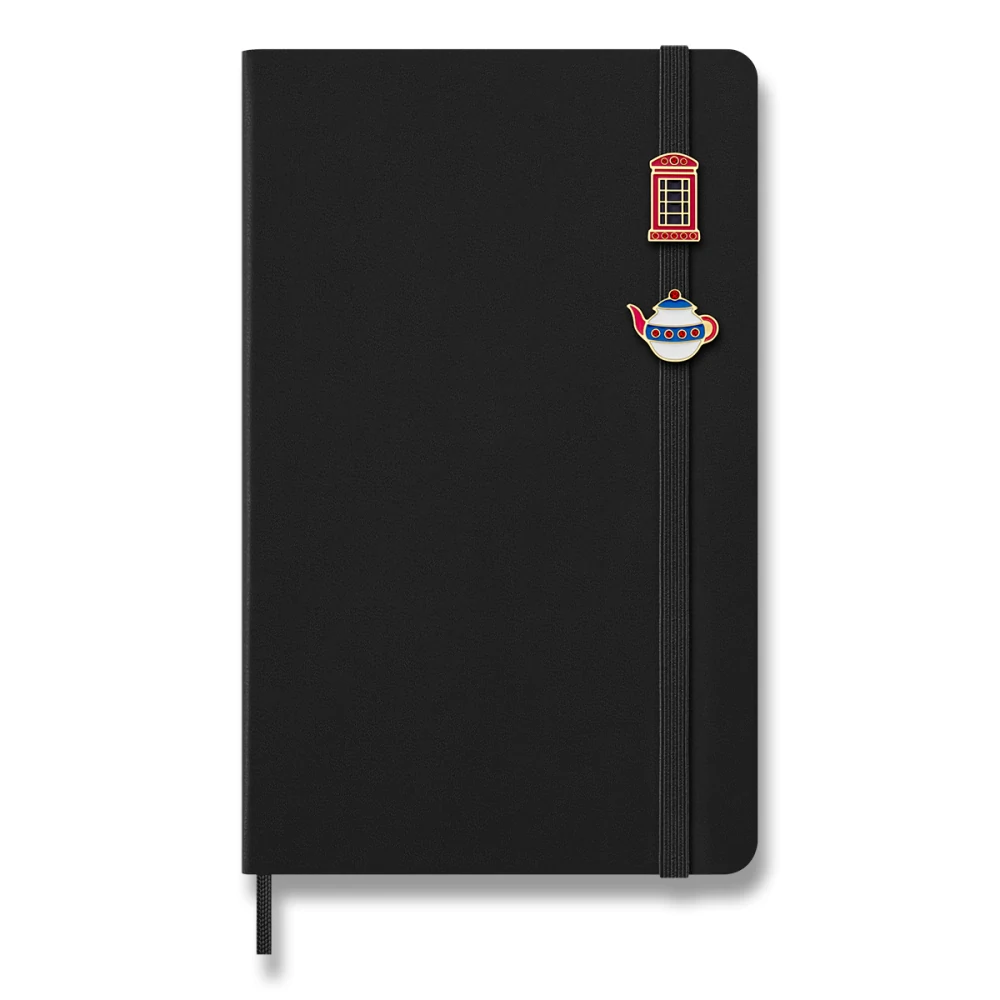 Ozdoba na zápisník Moleskine UK, 2 ks