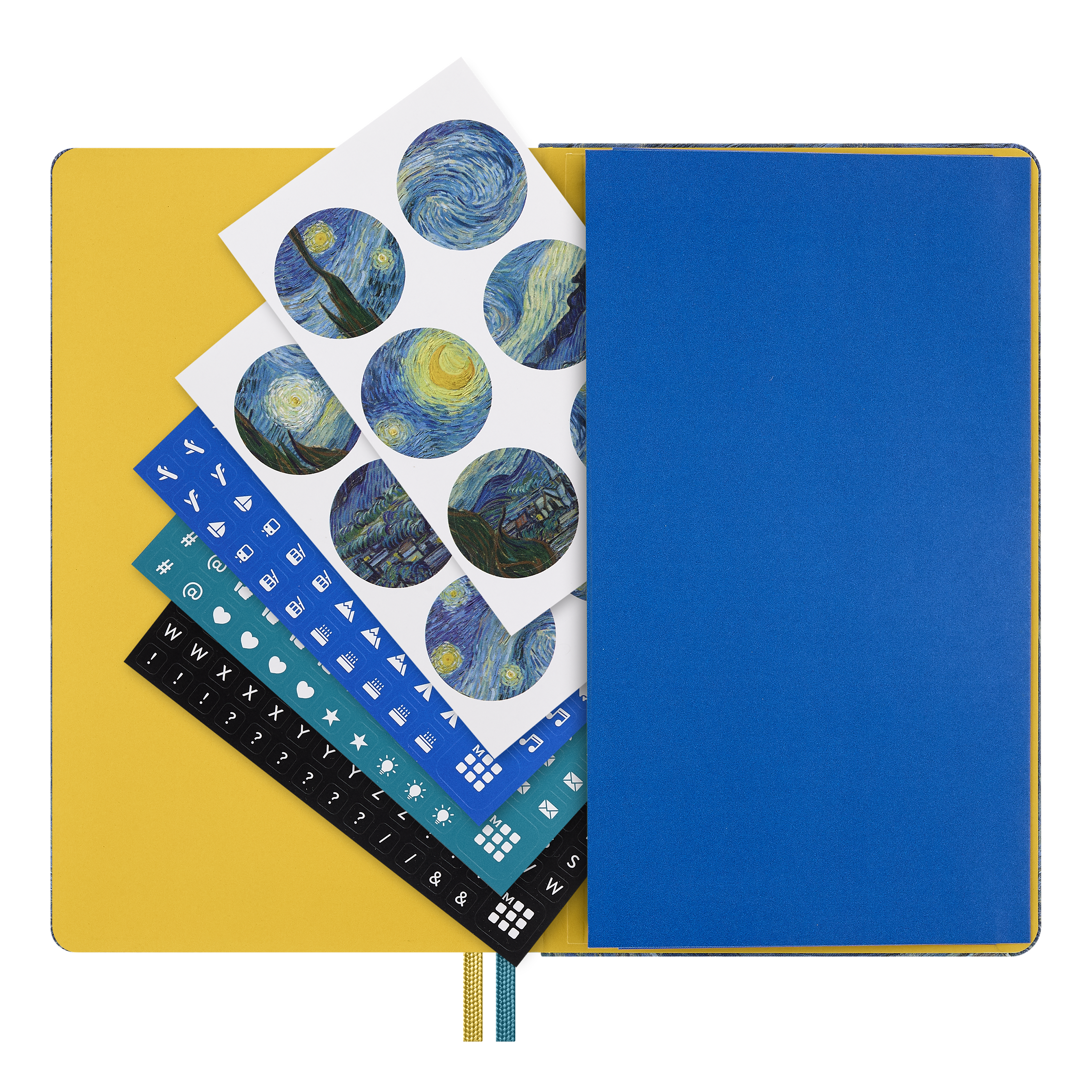 Diář MOLESKINE 2027 týdenní tvrdý MoMA Van Gogh L