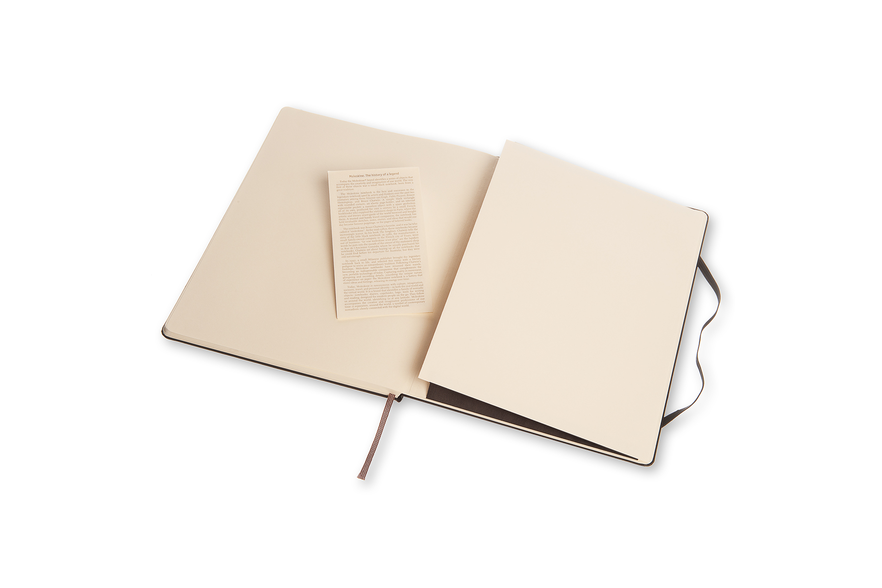 Zápisník Moleskine tvrdý čistý černý XL