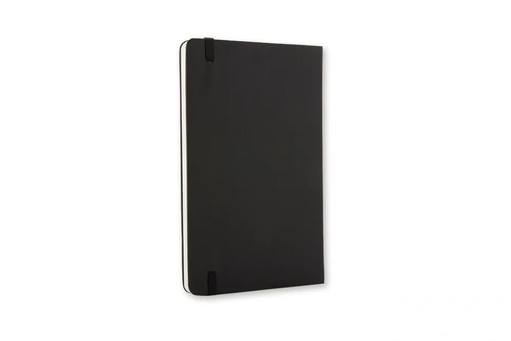 Zápisník Moleskine tvrdý čistý černý L