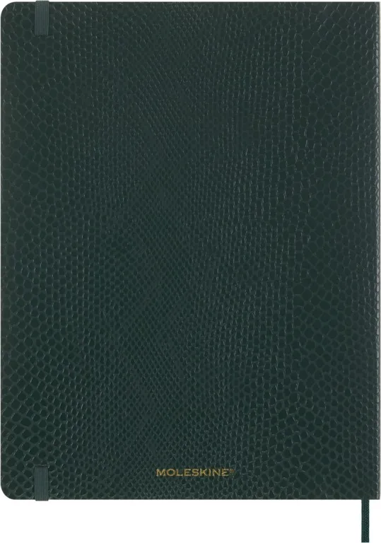 Precious & Ethical Vegea zápisník Moleskine linkovaný zelený XL v dárkové krabici