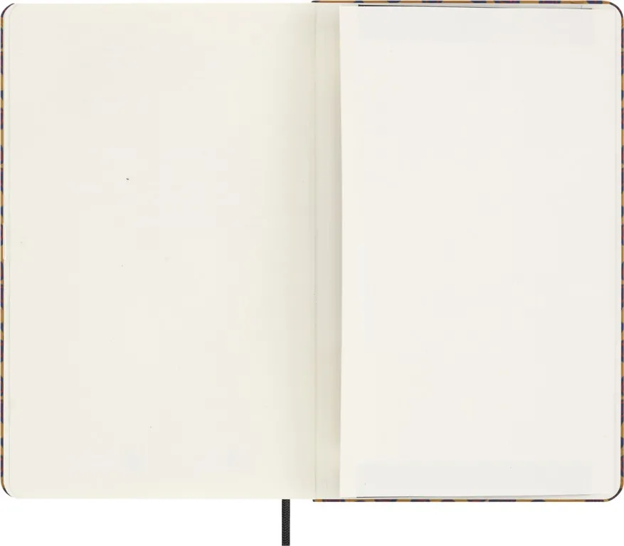 Silk zápisník Moleskine linkovaný žlutý L v dárkové krabici