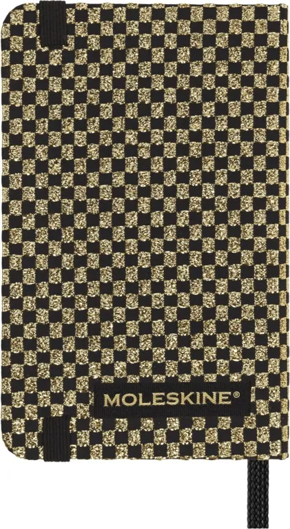 Shine zápisník Moleskine čistý zlatý XS v dárkové krabici