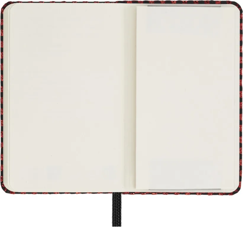 Shine zápisník Moleskine čistý červený XS v dárkové krabici