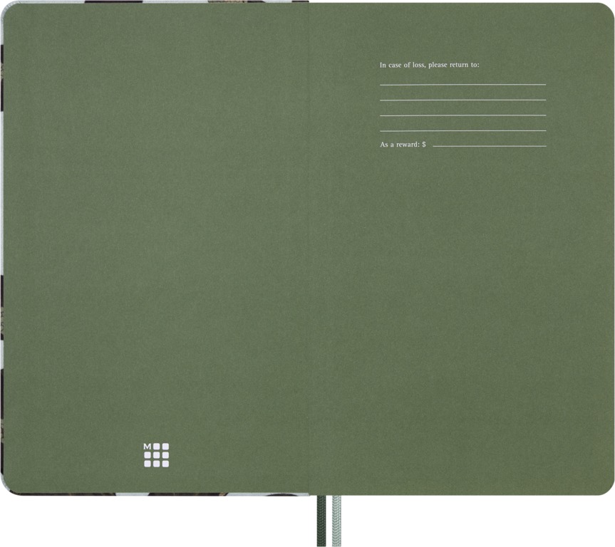 Snake Leaves zápisník Moleskine linkovaný L