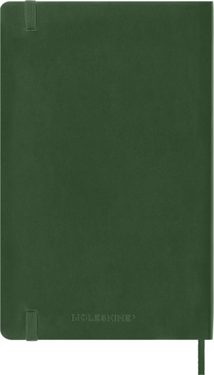 Zápisník Moleskine měkký tečkovaný zelený L