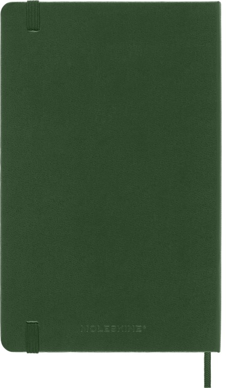 Zápisník Moleskine tvrdý tečkovaný zelený L