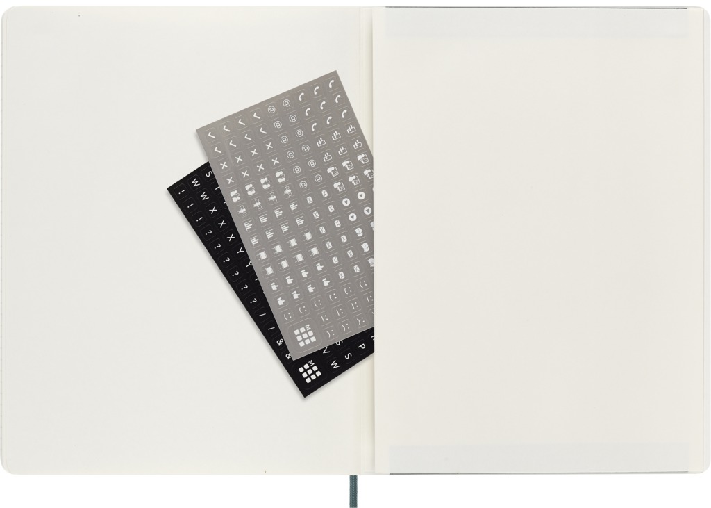 Professional diář-zápisník Moleskine měkký zelený XL 