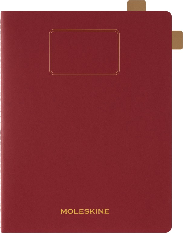 Sešit Moleskine Student Cahier 1 ks linkovaný červený XXL