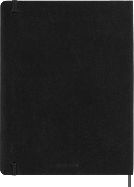 Smart zápisník Moleskine měkký čistý černý XL