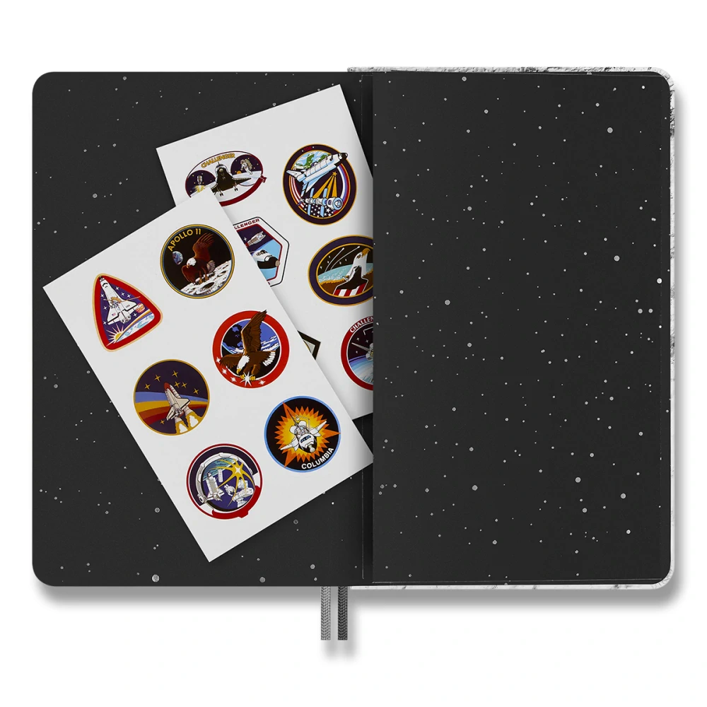 NASA-inspired zápisník Moleskine linkovaný L v dárkové krabici