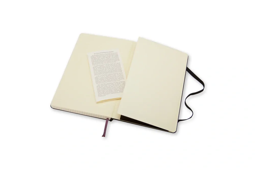 Zápisník Moleskine tvrdý čtverečkovaný černý S