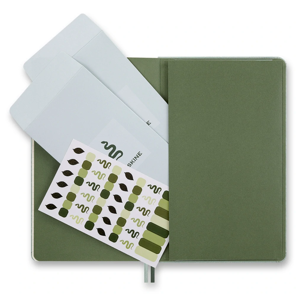 Snake Vegea zápisník Moleskine linkovaný L v dárkové krabici