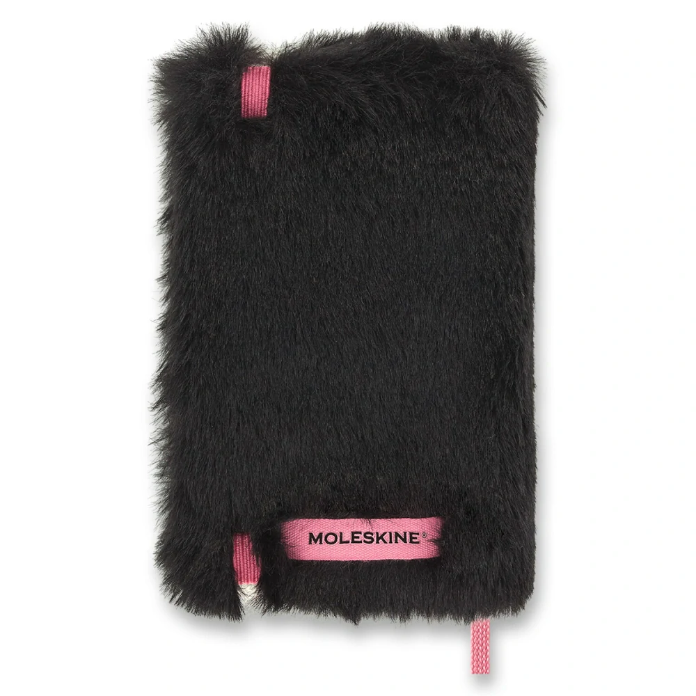 Zápisník Moleskine BLACKPINK Faux Fur čistý XS v dárkové krabici