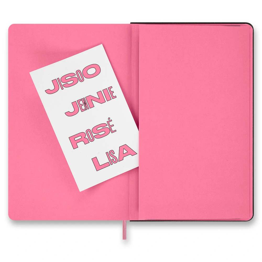 BLACKPINK sada Moleskine - skicář L a 5 akvarelových pastelek v dárkové krabici