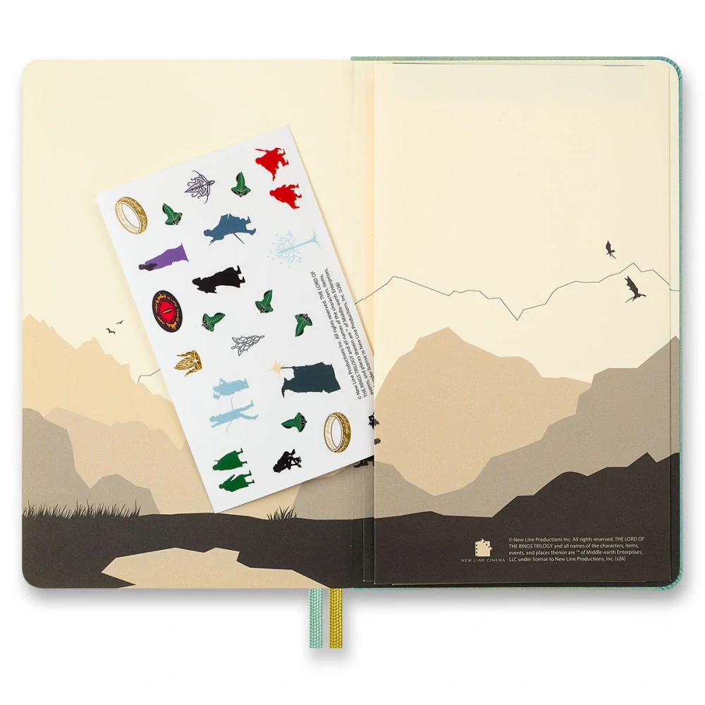 18měsíční týdenní diář Moleskine 2026-2027 The Lord of the Rings L