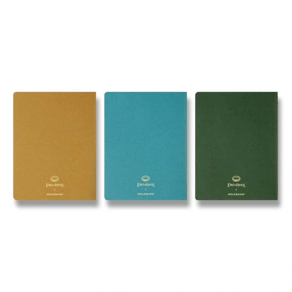 The Lord of the Rings sešity Moleskine Cahier 3ks linkované XL