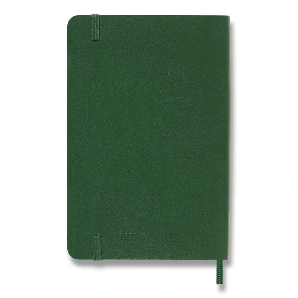 Diář Moleskine 2027 denní měkký zelený S