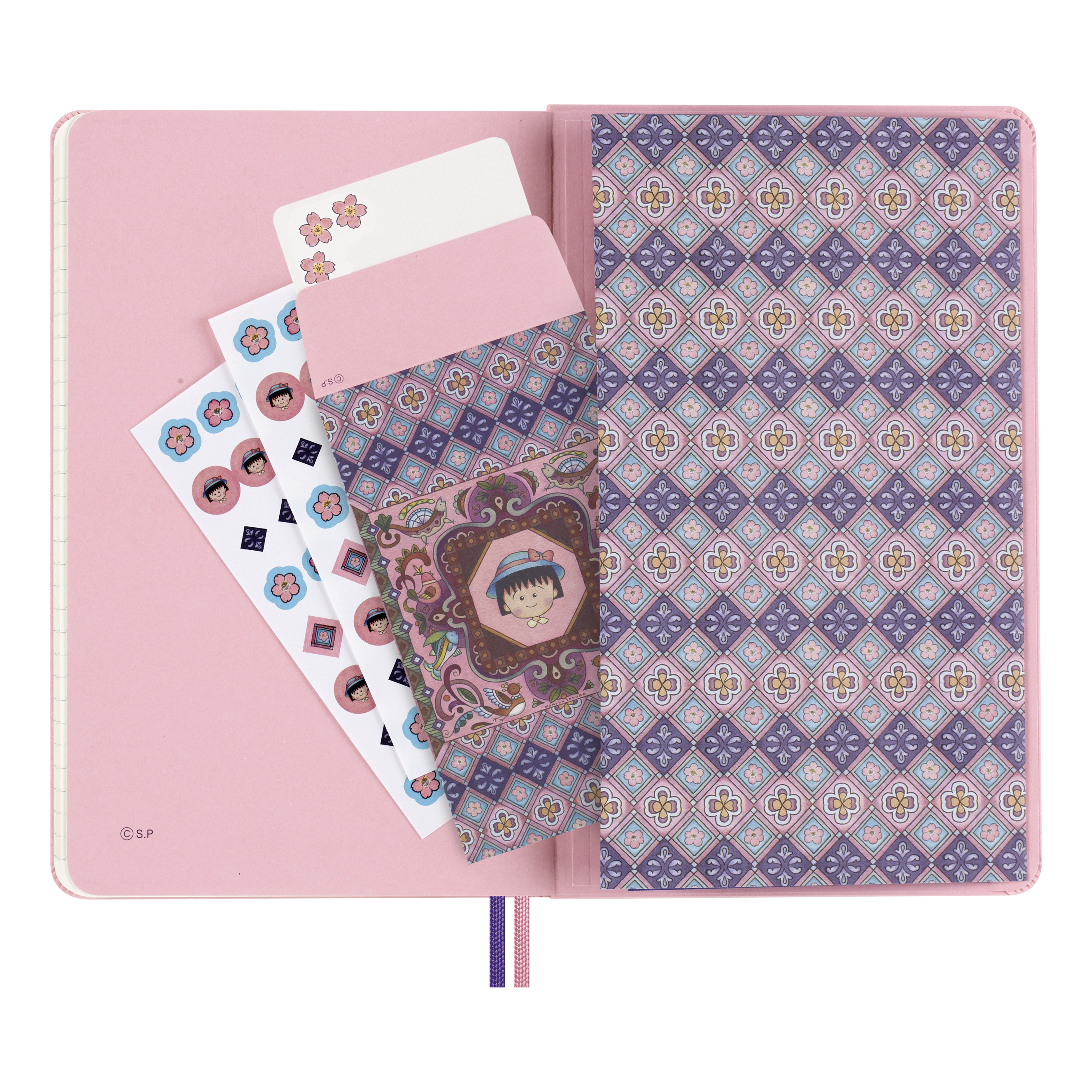 Sakura zápisník Moleskine linkovaný L v dárkové krabici
