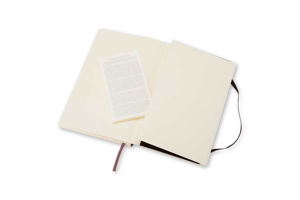 Zápisník Moleskine měkký čtverečkovaný černý S