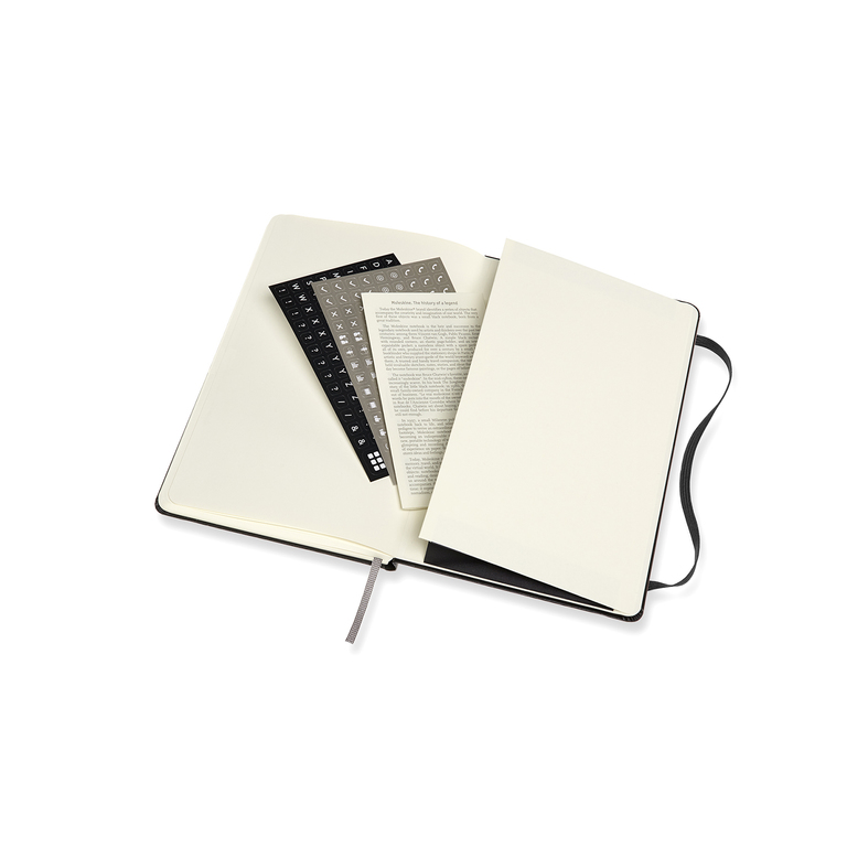 Professional diář-zápisník Moleskine tvrdý černý L