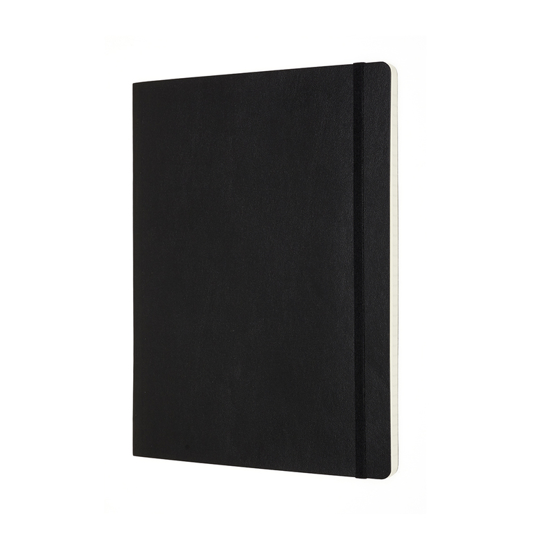 Professional diář-zápisník Moleskine měkký černý XL