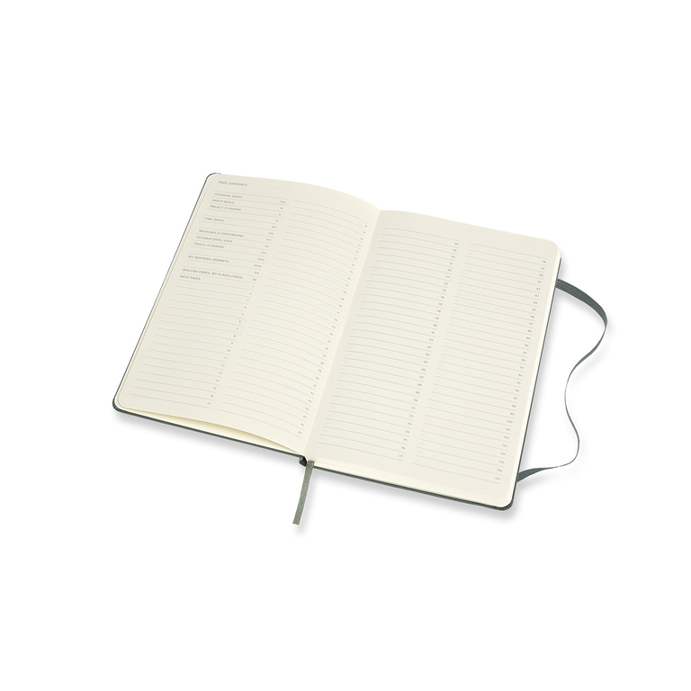 Professional diář-zápisník Moleskine tvrdý zelený L 