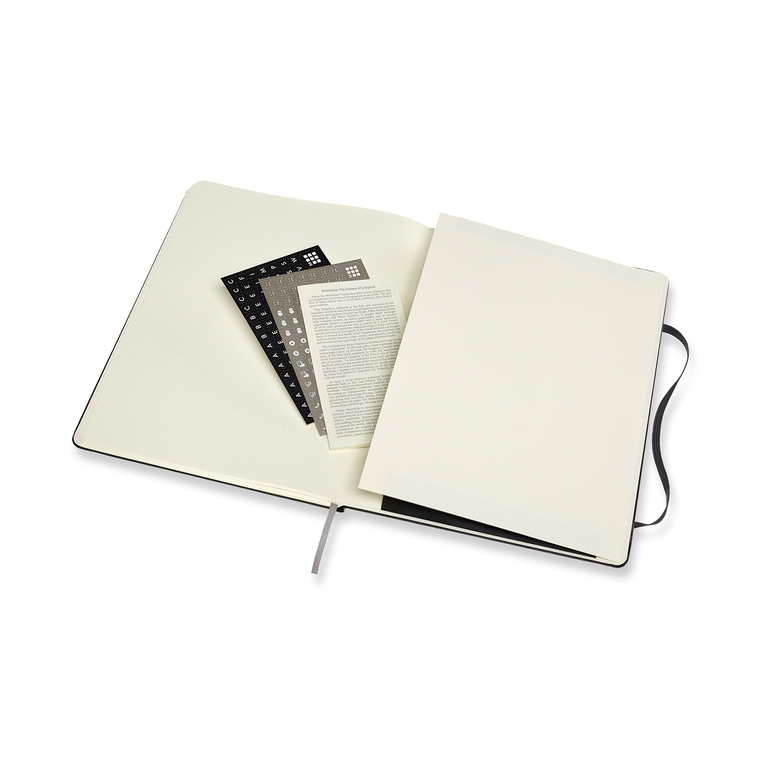Professional diář-zápisník Moleskine tvrdý černý XL